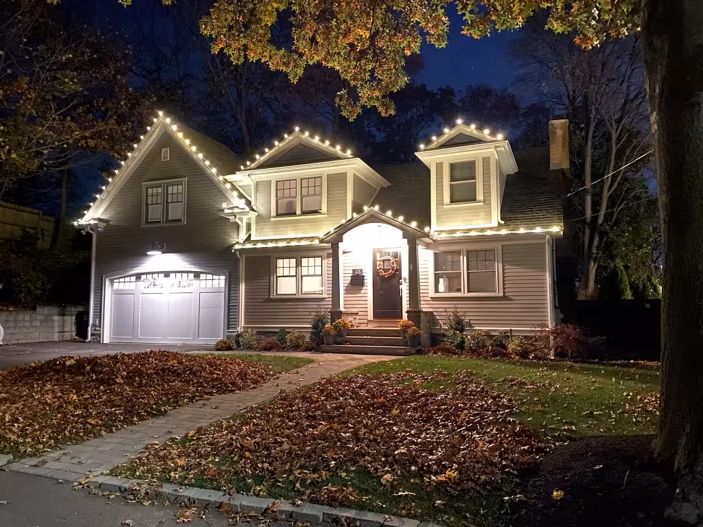 Newton Home Christmas Lights - Residential Christmas lights installation in New York