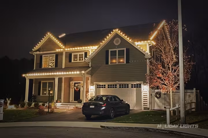 Professional christmas light removal in Watertown, New York — Roofline Light Removal