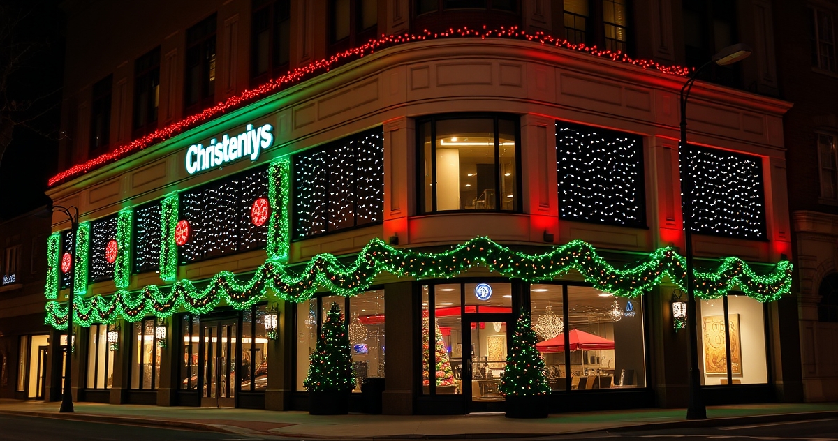 Commercial Holiday Lighting for Westchester NY Shopping Centers