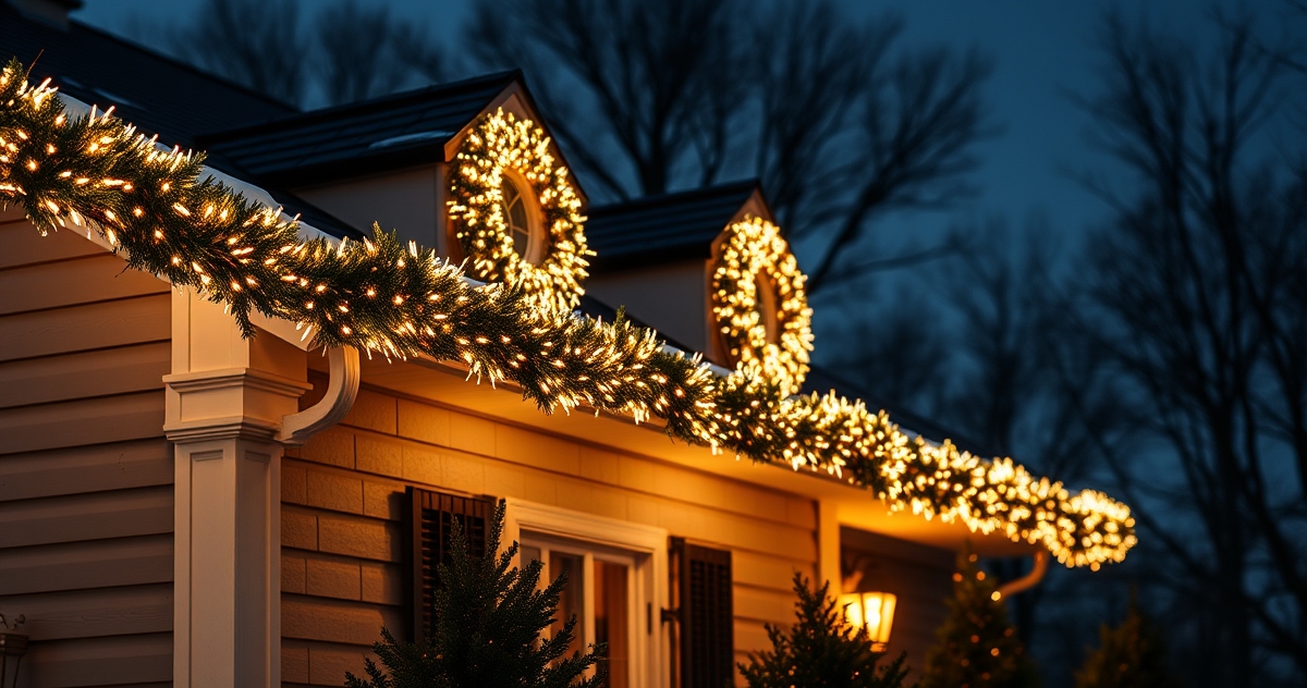 How to Hang Bistro Lights Over a Patio Wedding in Upstate NY