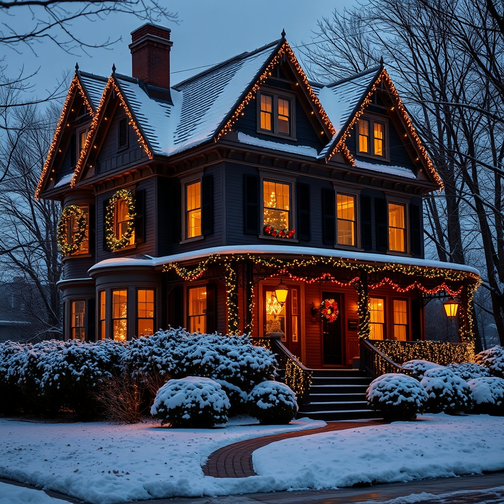 Hudson Valley Christmas Lights: Historic Homes & Modern Design